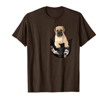 Load image into Gallery viewer, Bullmastiff Pocket Puppy T-Shirt - Bullmastiff Dog Lover
