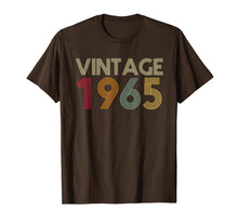 Load image into Gallery viewer, Happy 54th Birthday Vintage 1965 T-Shirt 54th years old
