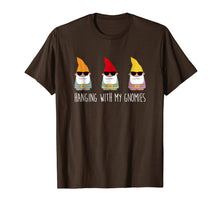 Load image into Gallery viewer, Hanging With My Gnomies Shirt Funny Yard Gnome Garden Gift
