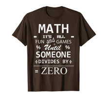 Load image into Gallery viewer, Funny Math T Shirt Division College Math Teacher Humor Tee
