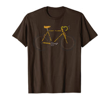 Load image into Gallery viewer, Bicycle Anatomy Shirt | Cute Cycling Is Life T-Shirt Gift
