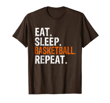 Load image into Gallery viewer, Eat Sleep Basketball Repeat Gift T-Shirt
