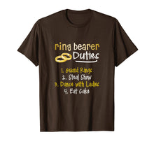 Load image into Gallery viewer, FUNNY RING BEARER DUTIES T-SHIRT Cute Wedding Gift
