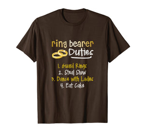 FUNNY RING BEARER DUTIES T-SHIRT Cute Wedding Gift