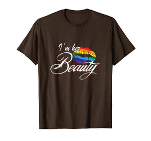 Couples Shirts for Lesbians - I'm Her Beauty LGBT Tshirt