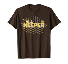 Load image into Gallery viewer, Bee t shirt I'm a Keeper funny beekeeper tee
