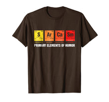 Load image into Gallery viewer, Science T-Shirt Sarcasm S Ar Ca Sm Primary Elements of Humor
