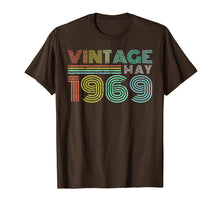 Load image into Gallery viewer, 50th Birthday Gift Vintage May 1969 Fifty Years Old T-Shirt
