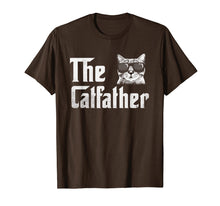 Load image into Gallery viewer, Mens The Catfather T-Shirt Funny Father&#39;s Day Gift for Cat Daddy
