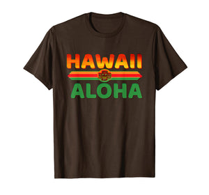 Aloha Hawaii T-shirt Graphic Mahalo Tee Shirt Aloha T shirt