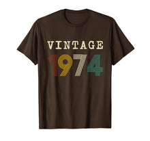 Load image into Gallery viewer, 45th Birthday Gift Retro Vintage 1974 T-Shirt Men Women
