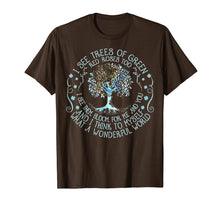 Load image into Gallery viewer, And I Think To Myself What A Wonderful World T-shirt, Hippie
