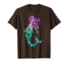 Load image into Gallery viewer, Flower Mermaid Bulk Button Funny gift T Shirt
