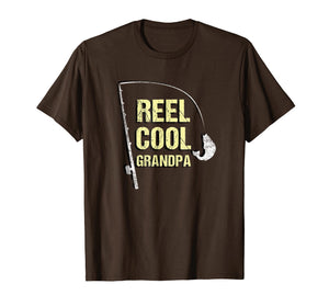 Fishing Grandpa Shirt Funny Dad Fathers Day Gift Fisherman