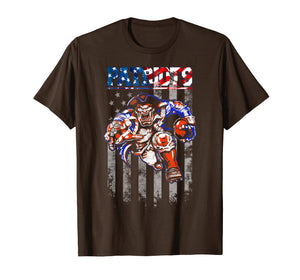Loves football-New England Fans Patriot Football Shirt Flag