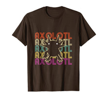 Load image into Gallery viewer, Axolotl Shirt Axolotl Vintage Retro Style Shirt By TeeCrown
