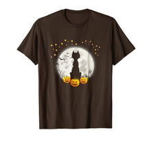 Load image into Gallery viewer, Halloween Shirt Cat in Moon Pumpkin Cute Funny Kids Gift
