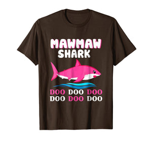 Mawmaw Shark T-shirt Doo Doo Doo - Mother's Day Gift Tee