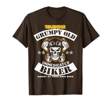 Load image into Gallery viewer, Biker Grumpy Old Unmedicated Biker Warning Custom Tshirt
