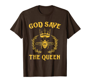 God Save The Queen Bee Shirt - Environmental Beekeeper Shirt