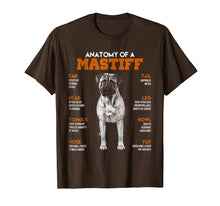 Load image into Gallery viewer, Anatomy Of A Mastiff Dogs T Shirt Funny Gift
