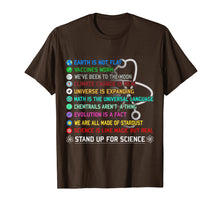 Load image into Gallery viewer, Earth is not flat Vaccines work T-shirt
