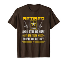 Load image into Gallery viewer, Retired US Army Veteran T-shirt Gift For Veteran Day
