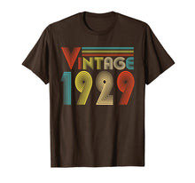 Load image into Gallery viewer, 90th Birthday Gift - Vintage 1929 T-Shirt Classic Women Men
