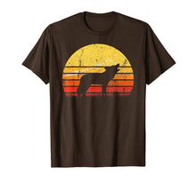 Load image into Gallery viewer, Vintage Retro Coyote Silhouette Sun Animal Lover T-shirt
