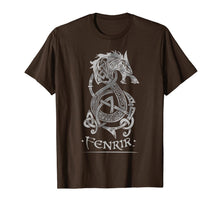 Load image into Gallery viewer, Fenrir T-Shirt Wolf Norse Mythology Viking Odin Thor Tshirt
