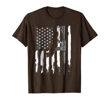 Load image into Gallery viewer, AR-15 Rifle American flag T-Shirt
