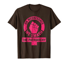 Load image into Gallery viewer, On Wednesdays we Smash the Patriarchy Women rights tshirt
