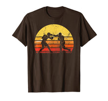 Load image into Gallery viewer, Vintage Retro Boxing Player Boxer Silhouette Sun TShirt Gift
