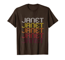 Load image into Gallery viewer, Janet Retro Wordmark Pattern - Vintage Style T-shirt
