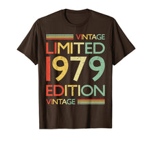 Load image into Gallery viewer, 40th Birthday Gift Vintage 1979 T-Shirt- 40 Years Old Shirt
