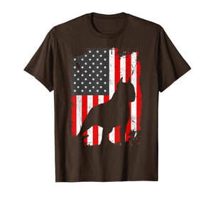 Cane Corso American Flag USA Patriotic Shirt Dog Gift