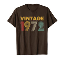 Load image into Gallery viewer, 47th Birthday Gift Idea Vintage 1972 T-Shirt Men Women

