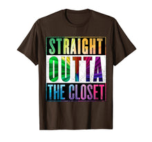 Load image into Gallery viewer, Straight Outta The Closet - Gay Pride LGBT T-Shirt
