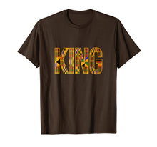 Load image into Gallery viewer, African Tribal Print King T Shirt for men
