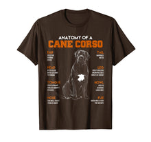 Load image into Gallery viewer, Anatomy Of A Cane Corso Dogs T Shirt Funny Gift
