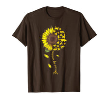 Load image into Gallery viewer, You are my sunshine t-shirt Cat sunflower
