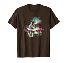Load image into Gallery viewer, Alice and the smoking caterpillar in Wonderland
