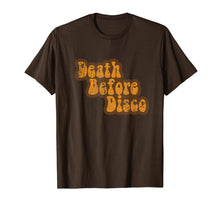 Load image into Gallery viewer, Distressed Vintage Retro Style Tee Death Before Disco Shirt
