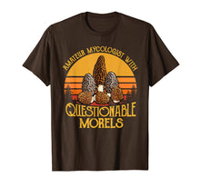 Load image into Gallery viewer, Amateur Mycologist with Questionable Morels Shirt Gift Retro
