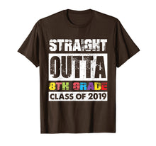 Load image into Gallery viewer, Straight Outta 8Th Grade Shirt Class Of 2019 Graduation Gift
