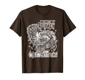 Funny Hunting Turkey Shirt Well Peppered Shotgun Season Tee
