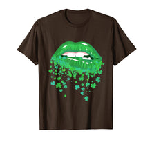 Load image into Gallery viewer, Funny Irish Green Lips St Patricks Day Sexy T-shirt
