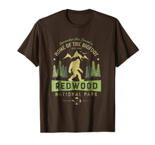 Load image into Gallery viewer, Redwood National Park T Shirt Vintage California Bigfoot Tee
