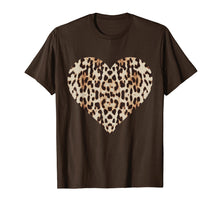 Load image into Gallery viewer, Cool Cheetah Leopard Heart t-shirt Animal Print Love Symbol
