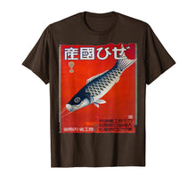 Load image into Gallery viewer, Vintage Japanese Fish Kite T Shirt - Japanese Art Deco Tee
